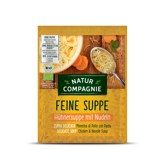 Natur Compagnie chicken soup with noodles, 40g