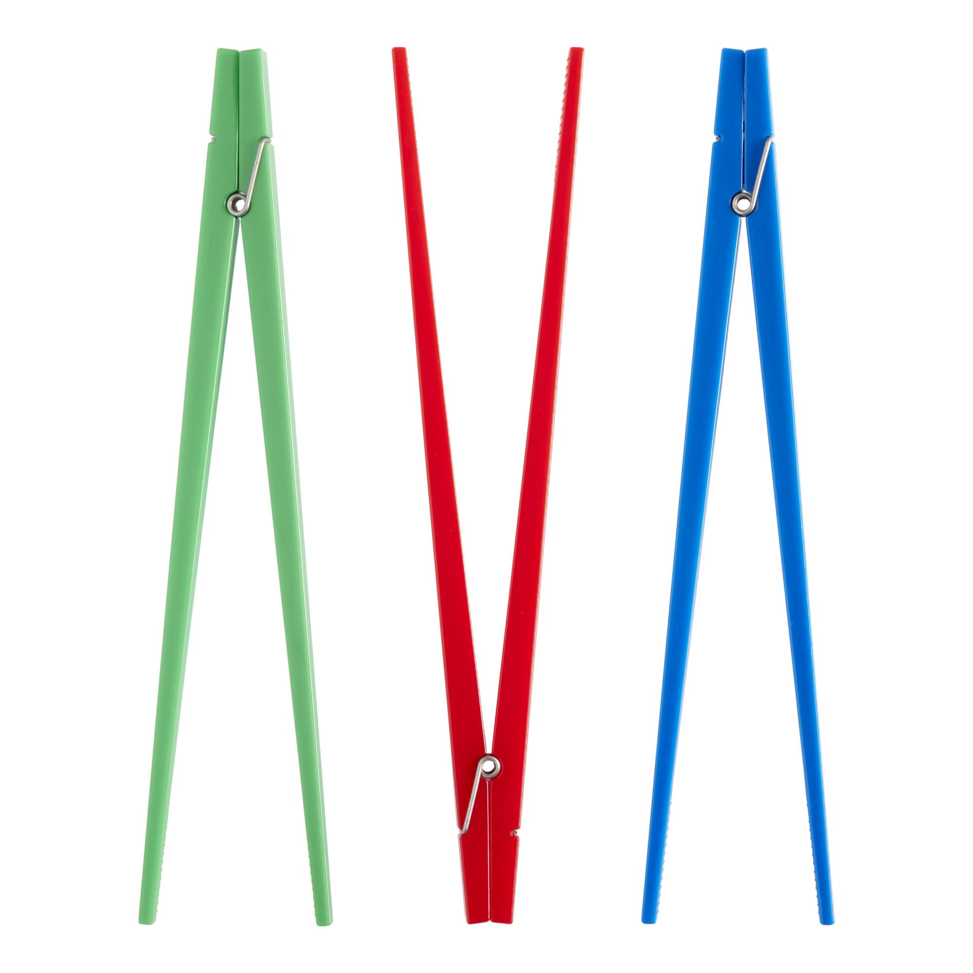 Red, Blue and Green Training Chopsticks Set of 3 by World Market