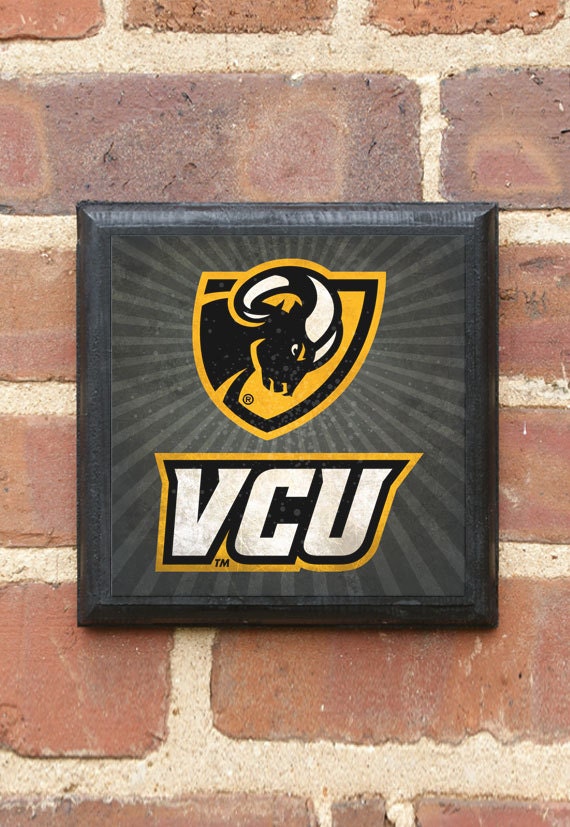 Virginia Commonwealth Vcu Rowdy Ram Club Wall Art Sign Plaque, Gift Present, Home Decor, Vintage Style, Rodney Richmond Classic