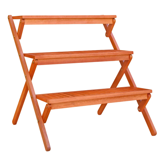 Tiered Plant Stand: Natural - Wood by World Market