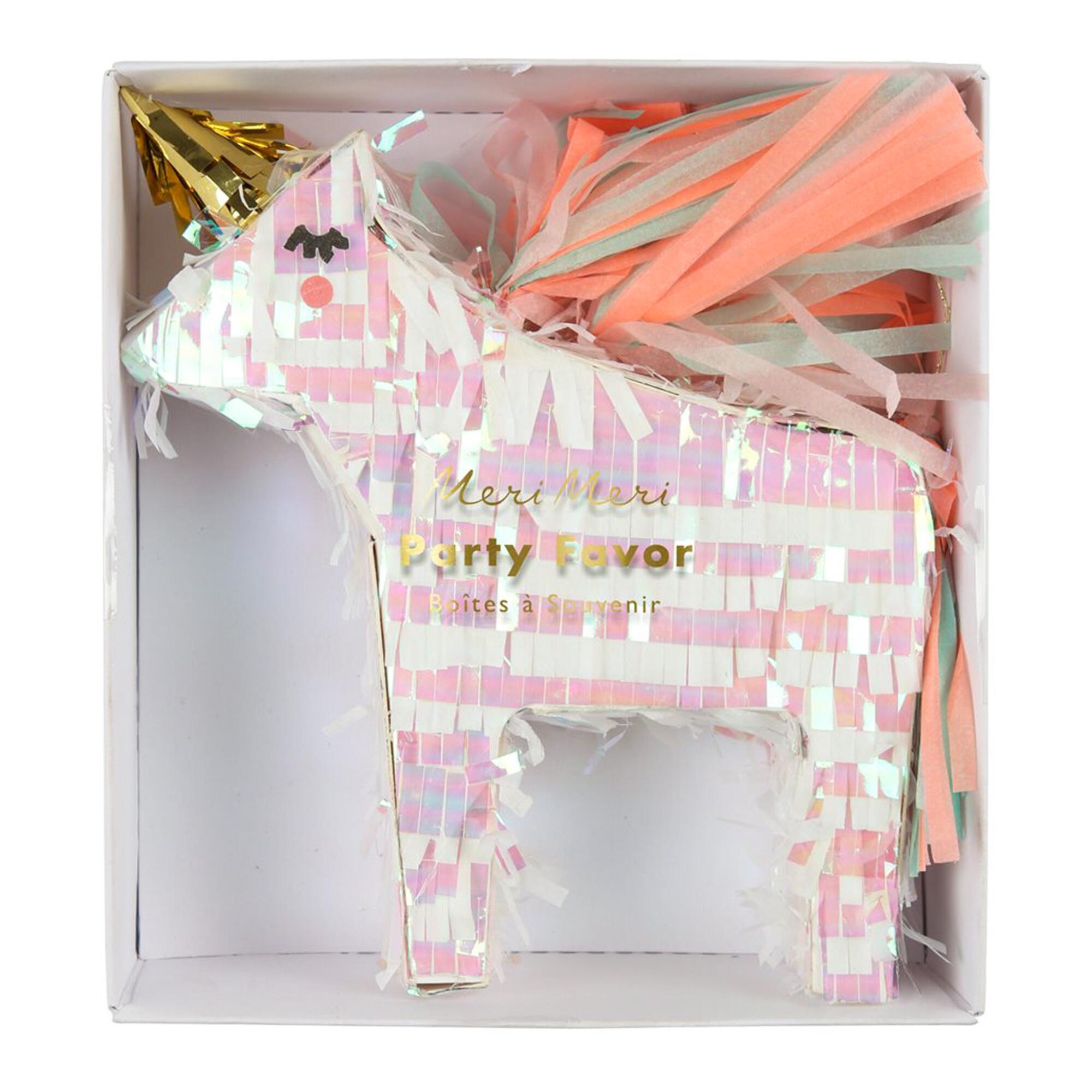 Meri Meri Unicorn Pinata Party Favor: Multi - Paper by World Market