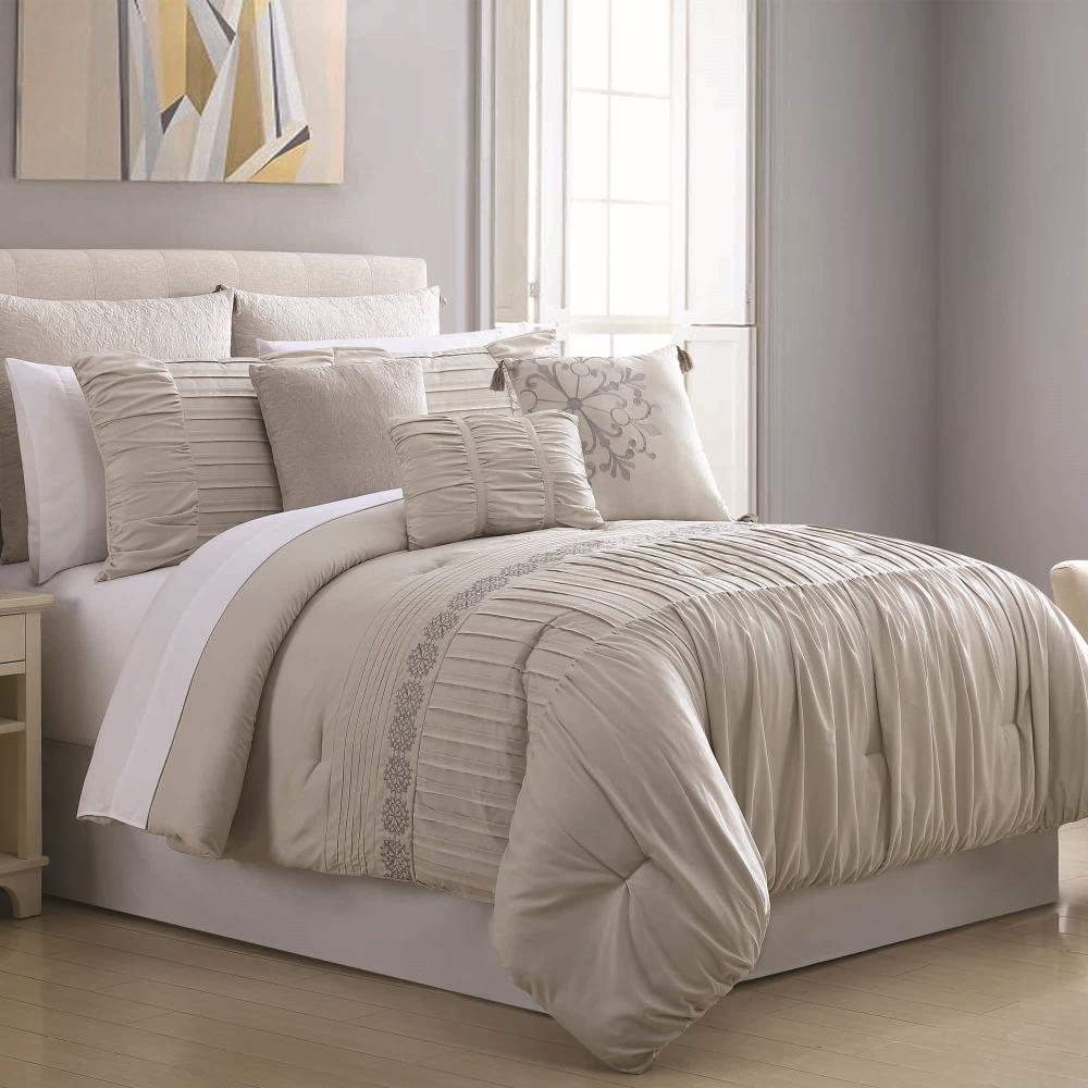 Amrapur Overseas Cosette comforter set Multi Multi Reversible Queen Comforter (Blend with Polyester Fill) | 38EBJQCF-COS-QN