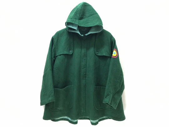 United Colors Of Benetton Wool Blend Winter Jacket Sz 46 Made in Japan