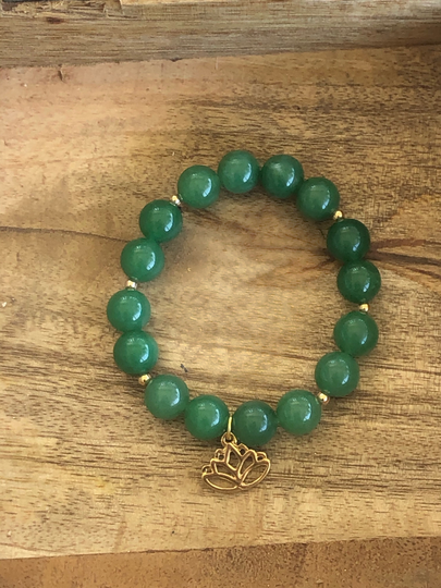 Lotus Charm Bracelet