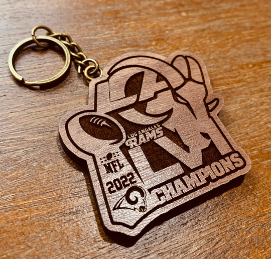 Rams Super Bowl Keychain