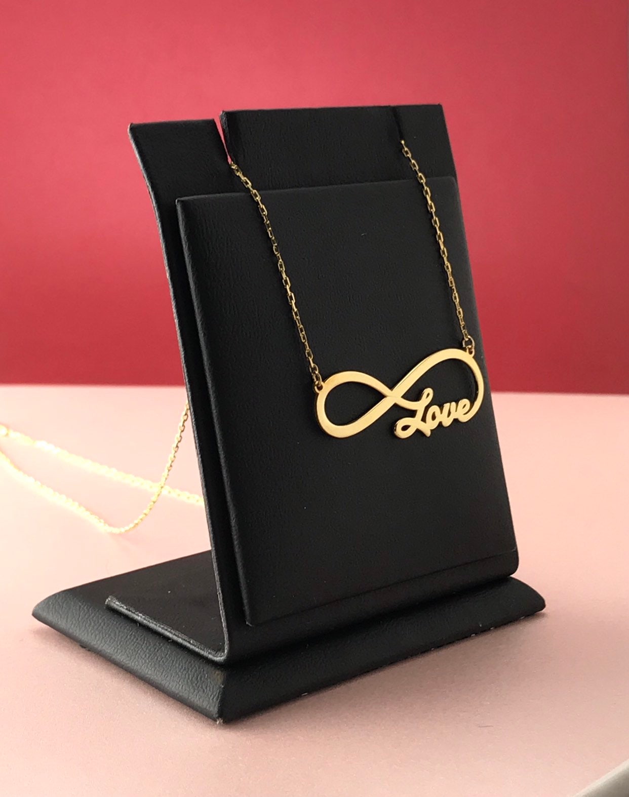 Custom Infinity Necklace Gold Name Necklaces Gift Personalized Bridesmaid Mcs1