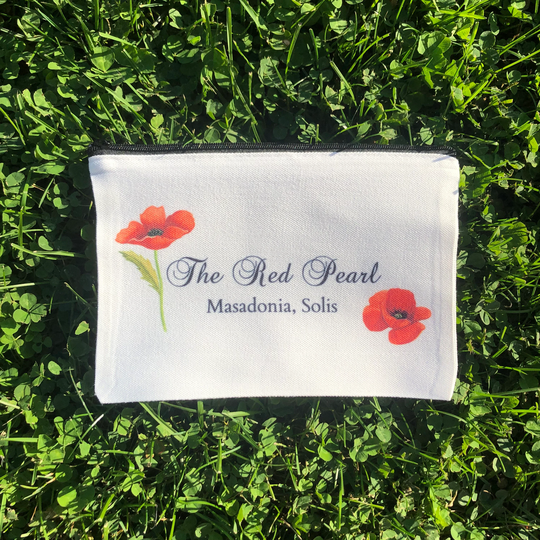 The Red Pearl Zipper Pouch Pre-Order