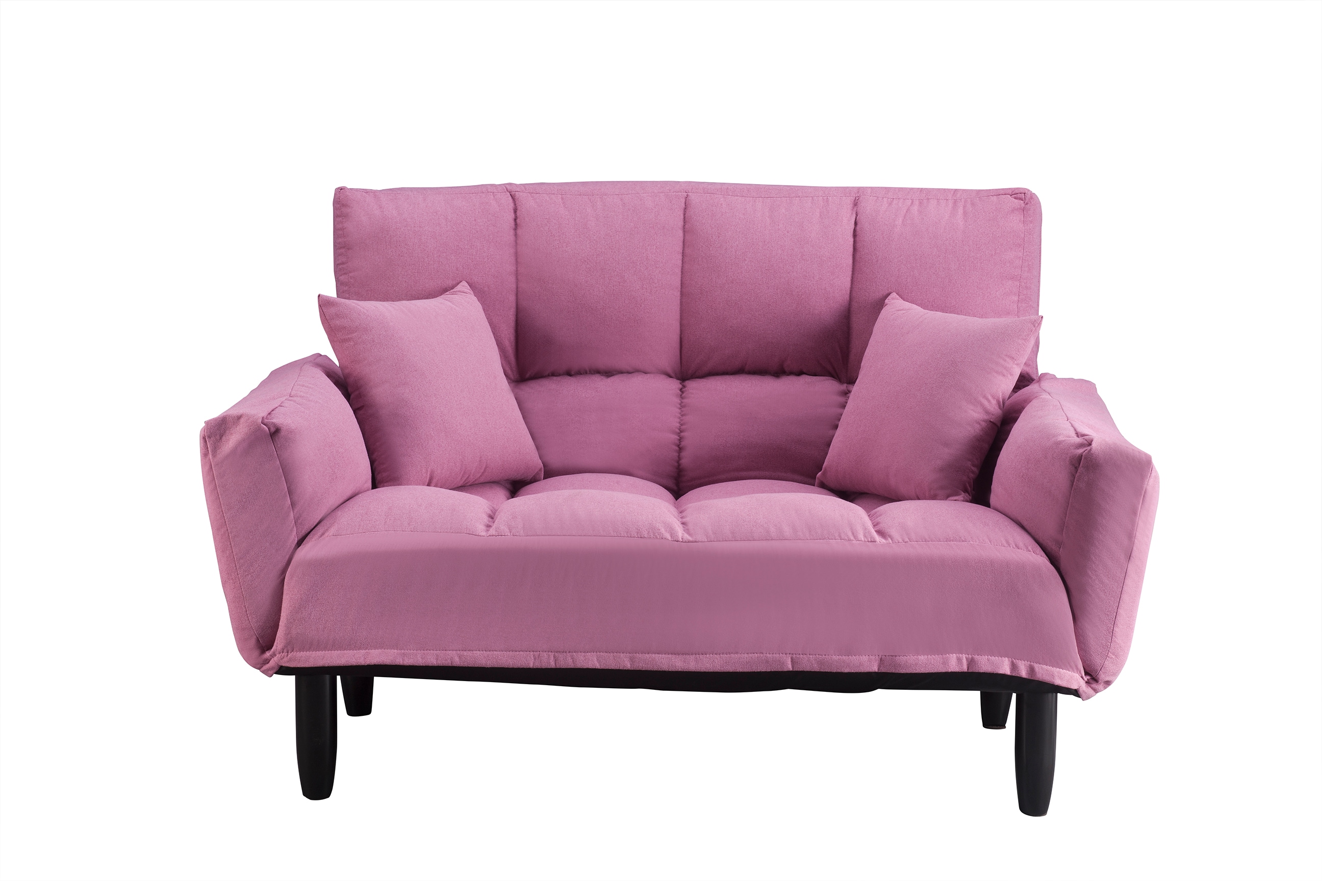 GZMR Modern Pink Polyester/Blend Loveseat | 052AAPUS-LC