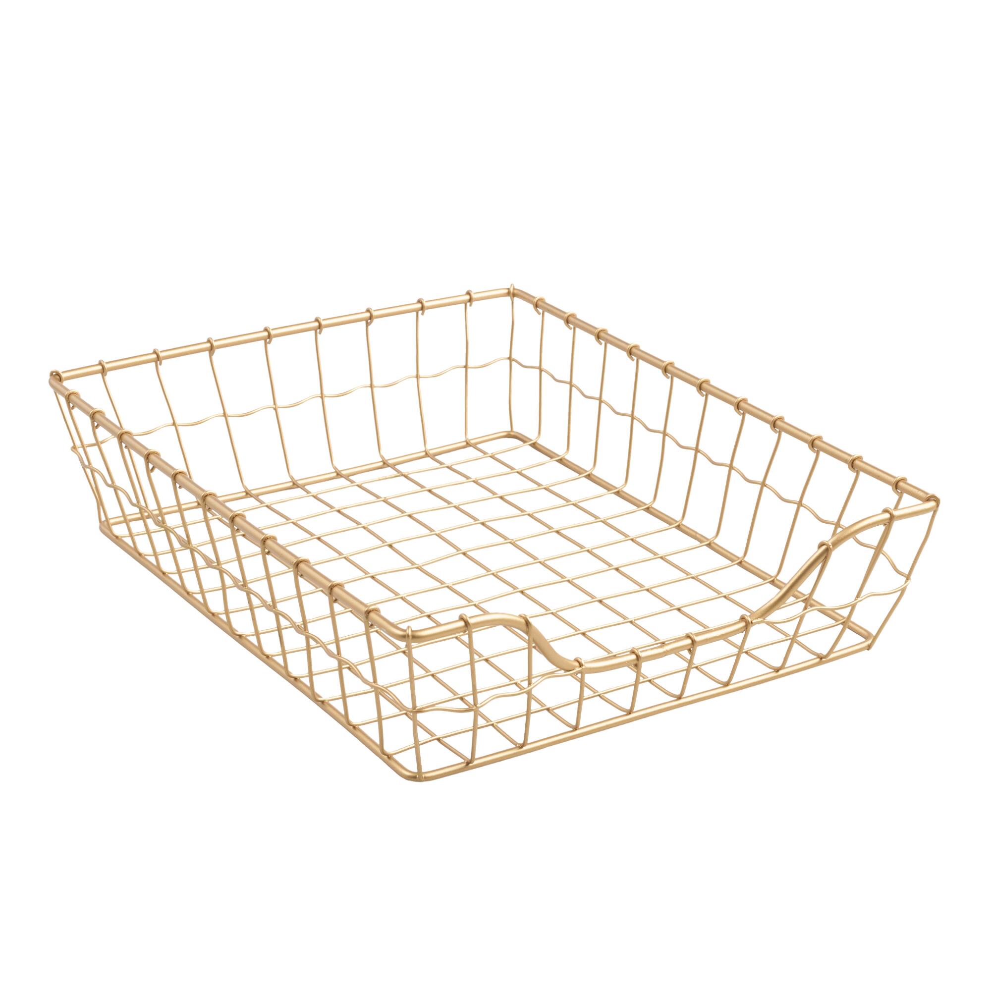 Gold Wire Antonia Paper Tray by World Market