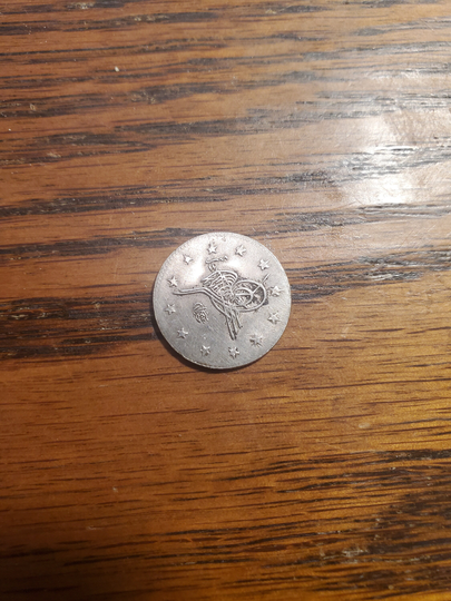 1887 Ah1293/11 Turkey 2 Kurush Silver