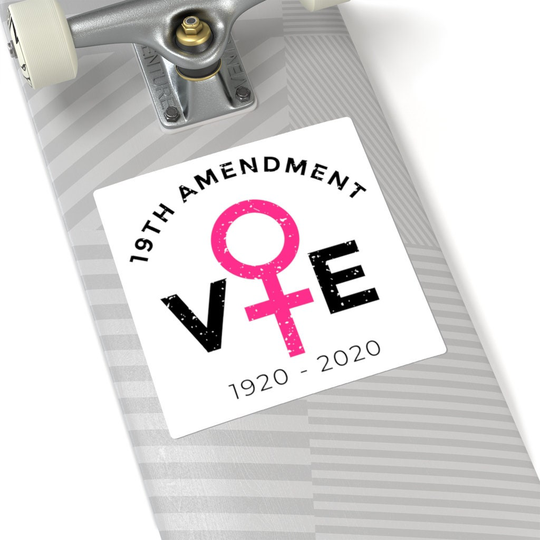Suffragette 19Th Amendment Sticker 100Th Anniversary Womens Voting Civil Rights