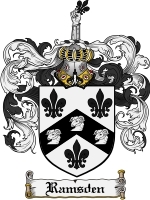 Ramsden Family Crest / Coat of Arms JPG or PDF Image Download