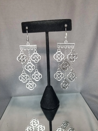 Celtic Knot Jewelry, Earrings, Dangle Chandelier Earrings