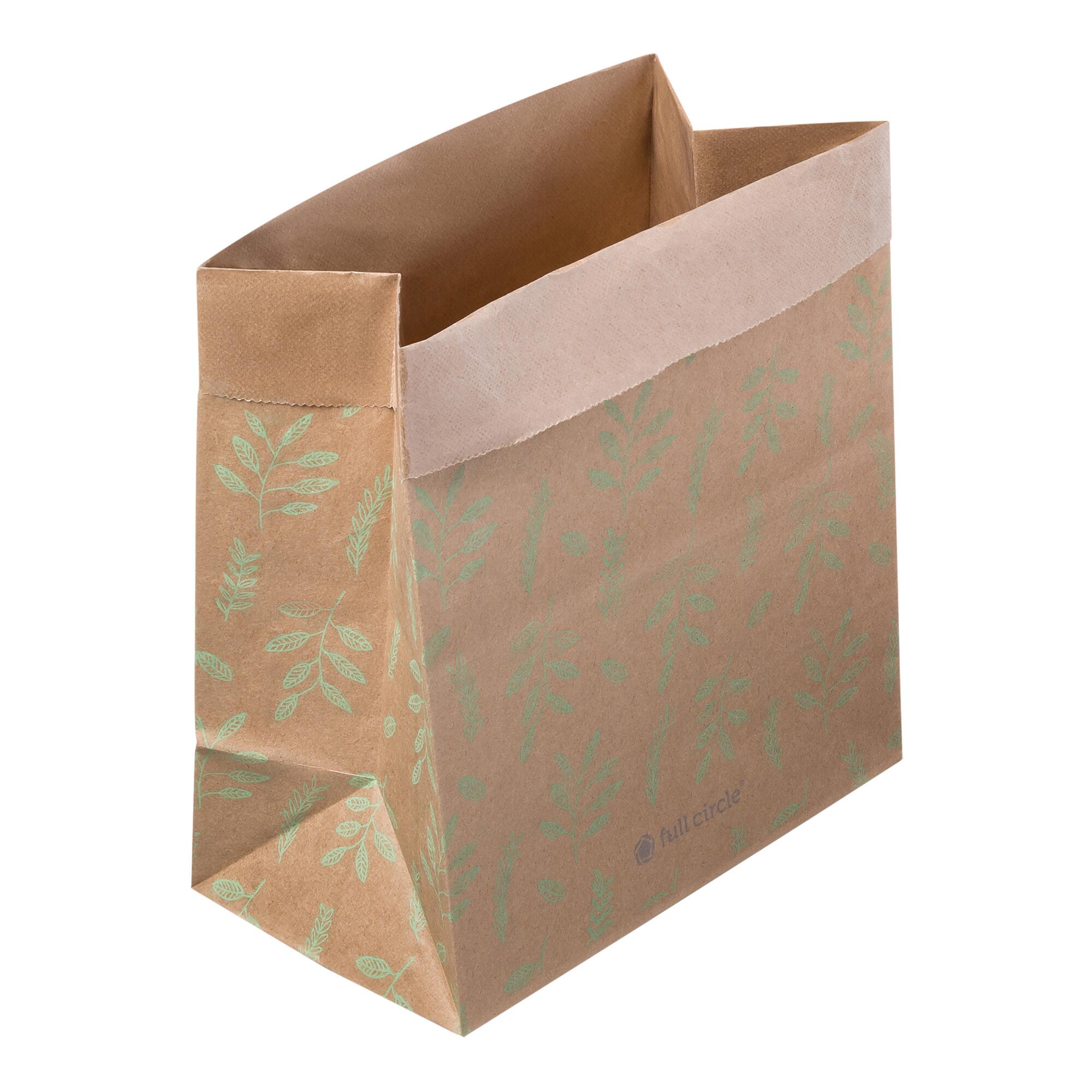 Full Circle Scrap Sack Compostable Food Waste Bags 10 Pack: Brown - Paper by World Market