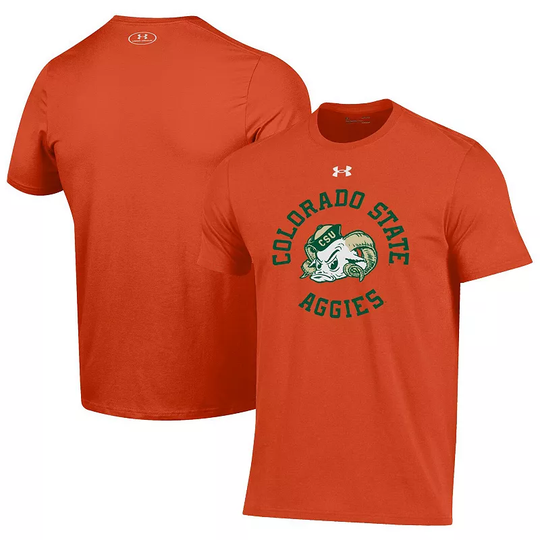 Men's Under Armour Orange Colorado State Rams 2022 Aggie Day T-Shirt, Size: Small