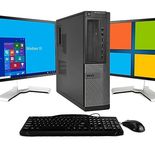 Dell OptiPlex 9010 Refurbished Desktop Computer with 20" Monitor, Intel i5, 8GB Memory, 500GB HDD, Windows 10 Pro