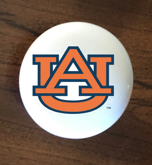 Auburn Tigers Home Decor Ceramic Knob Kitchen Cabinet Door Or Drawer Pull White