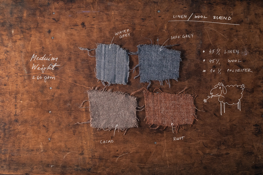 Linen & Wool Blend Fabric