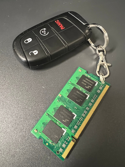 Custom Computer Ram Circuit Board Pcb Keychain