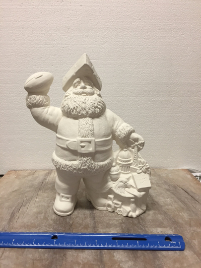 Ceramic Bisque Wisconsin State Santa Claus Gare Ready To Paint