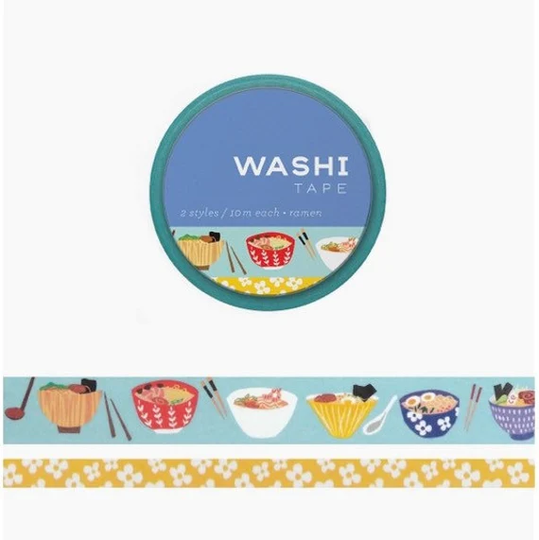 Washi Tape Two Rolls Ramen Noodles Noodle Bowls Japanese Style
