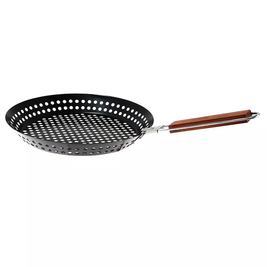 Mr. Bar-B-Q Grilling Skillet, Black