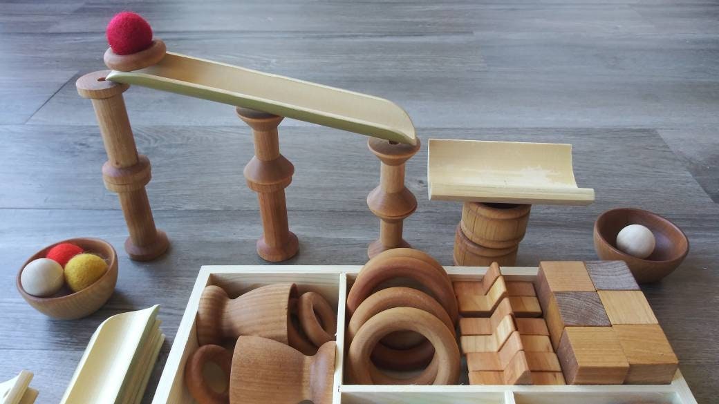 Ramps, Chutes & Runways, Loose Parts, Reggio Emilia, Montessori, Waldorf, Homeschool, Montessori Restore