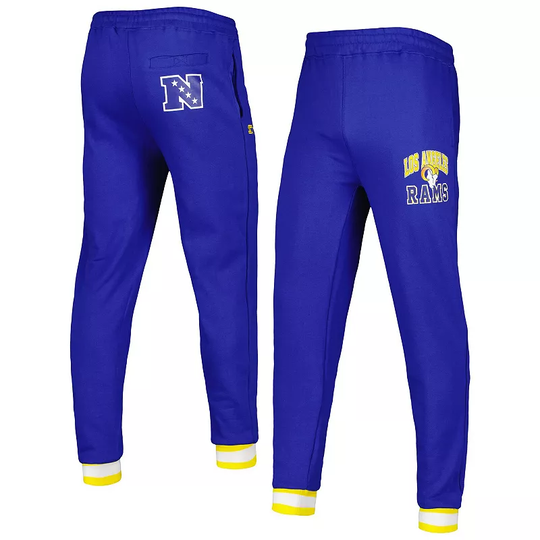 Men's Starter Royal Los Angeles Rams Blitz Fleece Jogger Pants, Size: Medium, Blue