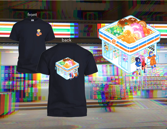 Ninja Japanese Convenience 100% Cotton Shirt Foodie Gift, Otaku Anime Lovers, Animation, Apparel, Original Art