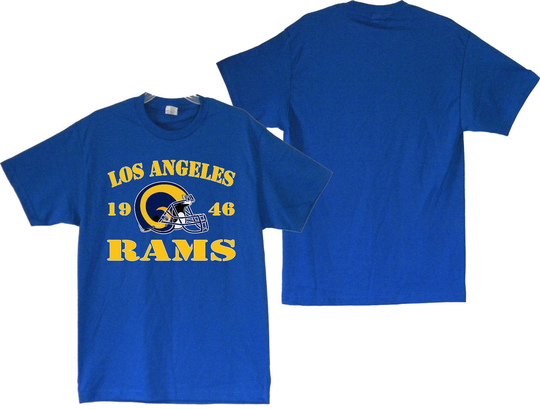 Los Angeles Rams 1946 Men's Royal Blue T-Shirt Sizes (S thru 4XL)