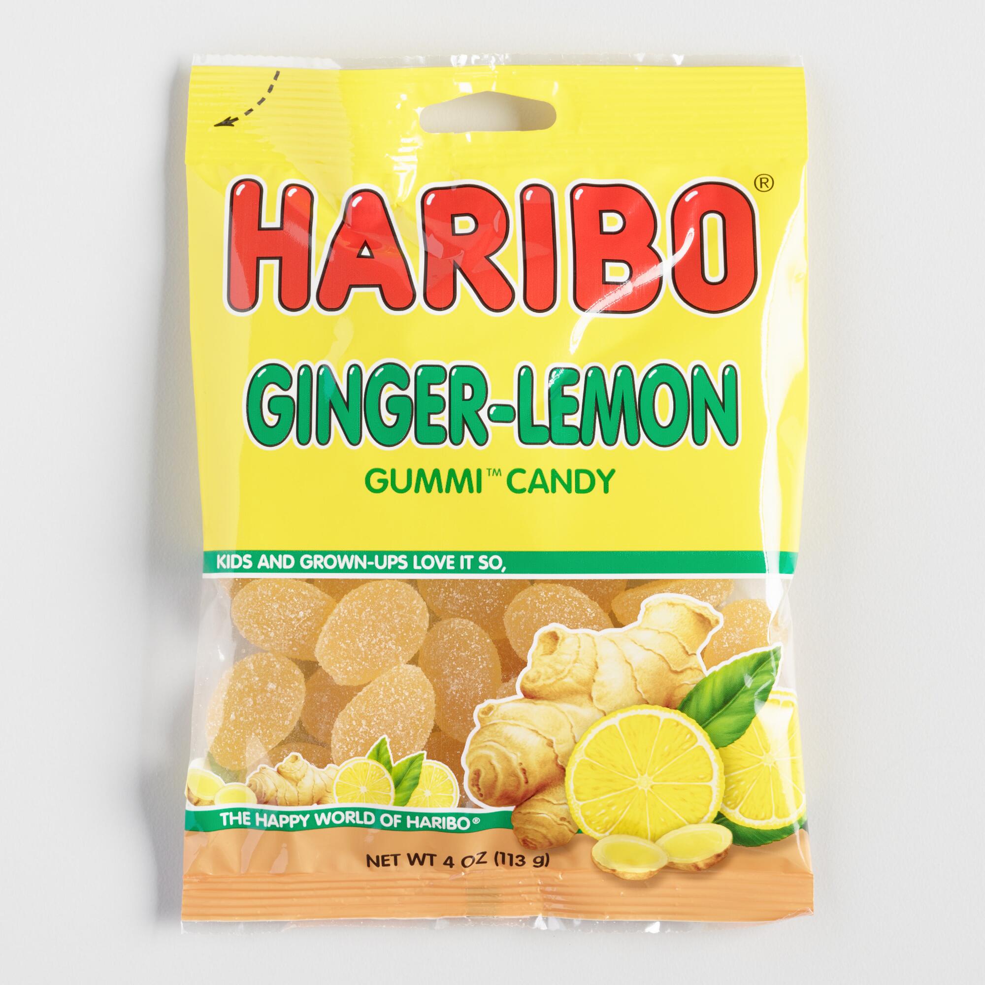 Haribo Ginger Lemon Gummy Candy Set Of 12 by World Market