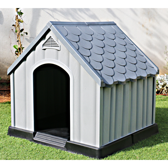 Ram Quality Products 36-ft x 34.5-ft x 36-ft Plastic Large (71- 90-lb ) Dog in Blue | 184063
