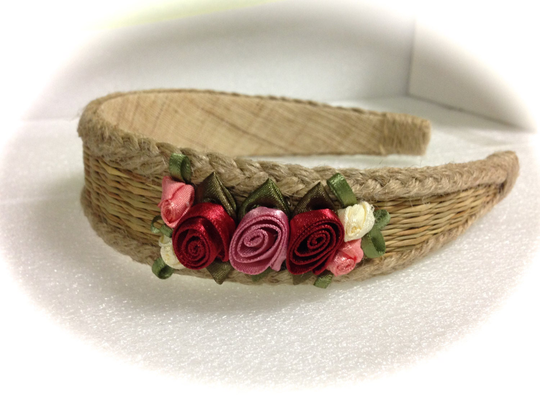 Brown Natural Colour Bamboo Headband