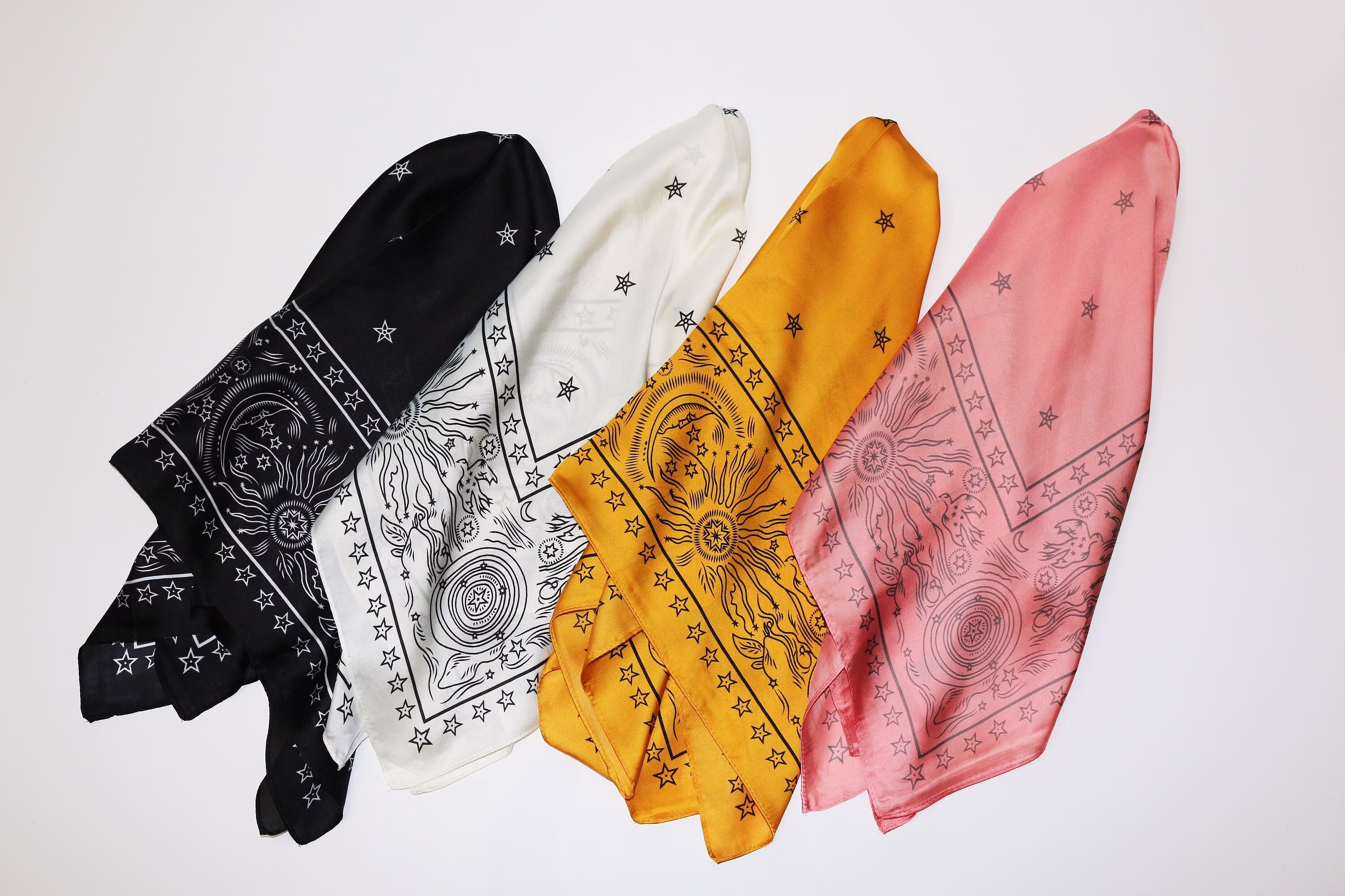 Silk Scarf - Blend Paisley Bandana Lot Square Scarves Neckerchief/Bag Scarf/Head Scarf/Head Wrap 15700N