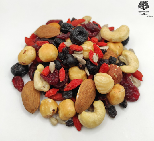 Unsalted & Raw Superfood Blend Energy Mix | Healthy Nuts Berries