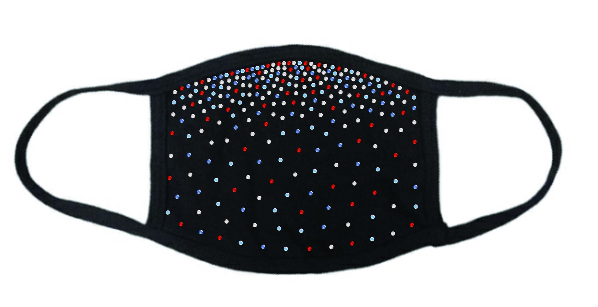 Blazing Blend Rhinestone Bling Face Mask, Mask For Women