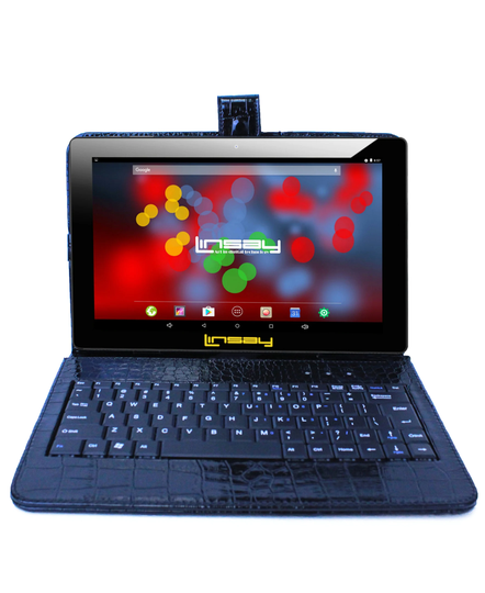 LINSAY 10.1-in Wi-fi Only Android 11 Tablet with Accessories with Case Included;; | F10XIPSBKCOBLACK