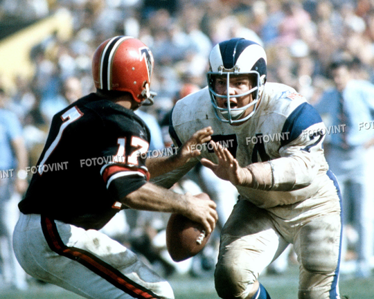 Merlin Olsen Photo Picture Los Angeles Rams Vintage Football Photograph Print 8x10, 8.5x11 Or 11x14 | Mo2