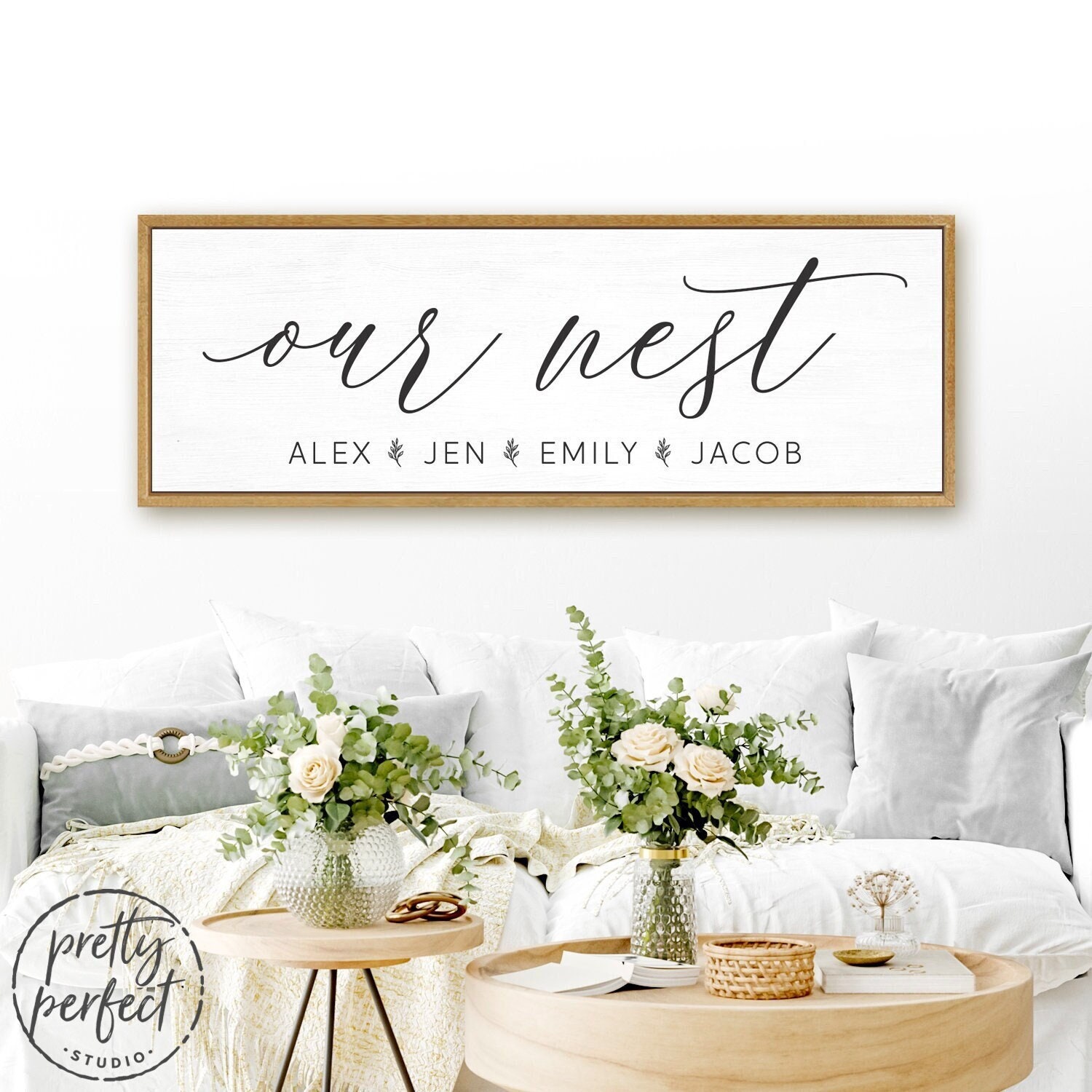 Our Nest Personalized Sign