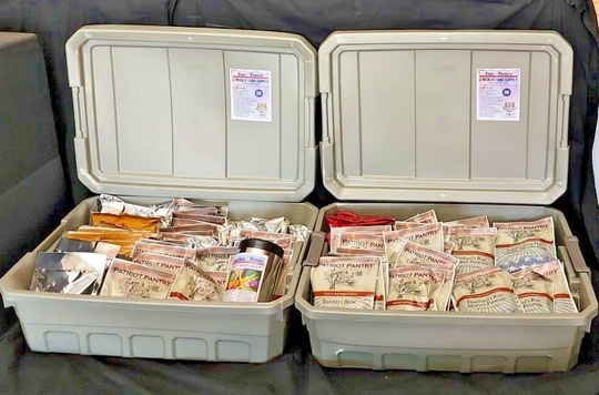 4Patriots Emergency Food Supply 3-Month Survival Kit 688 Servings Exp 2038