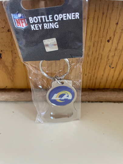 Los Angeles Rams Key Chain Bottle Opener