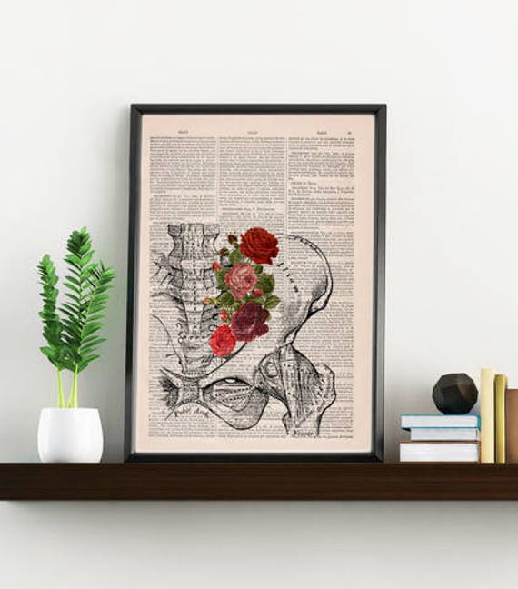 Wall Art Print Springtime Pelvis Decorative Art, Flowers Nature Inspired Print Hanging Print, Plevis Art Flowers Ska136