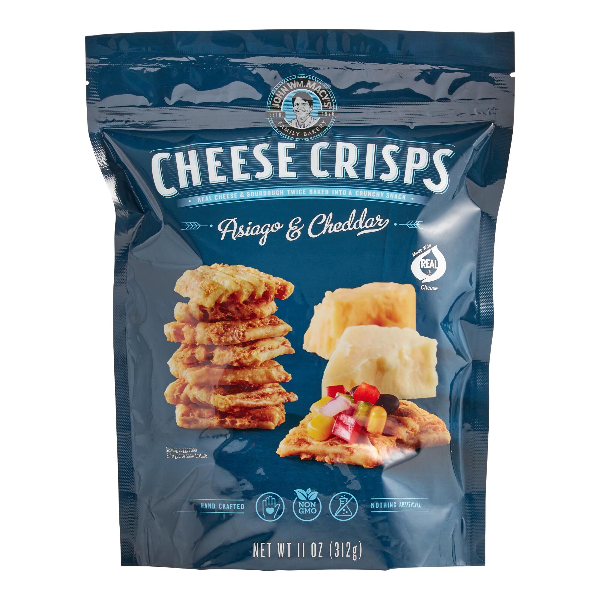 Large Macy's Asiago And Cheddar Cheese Crisps by World Market