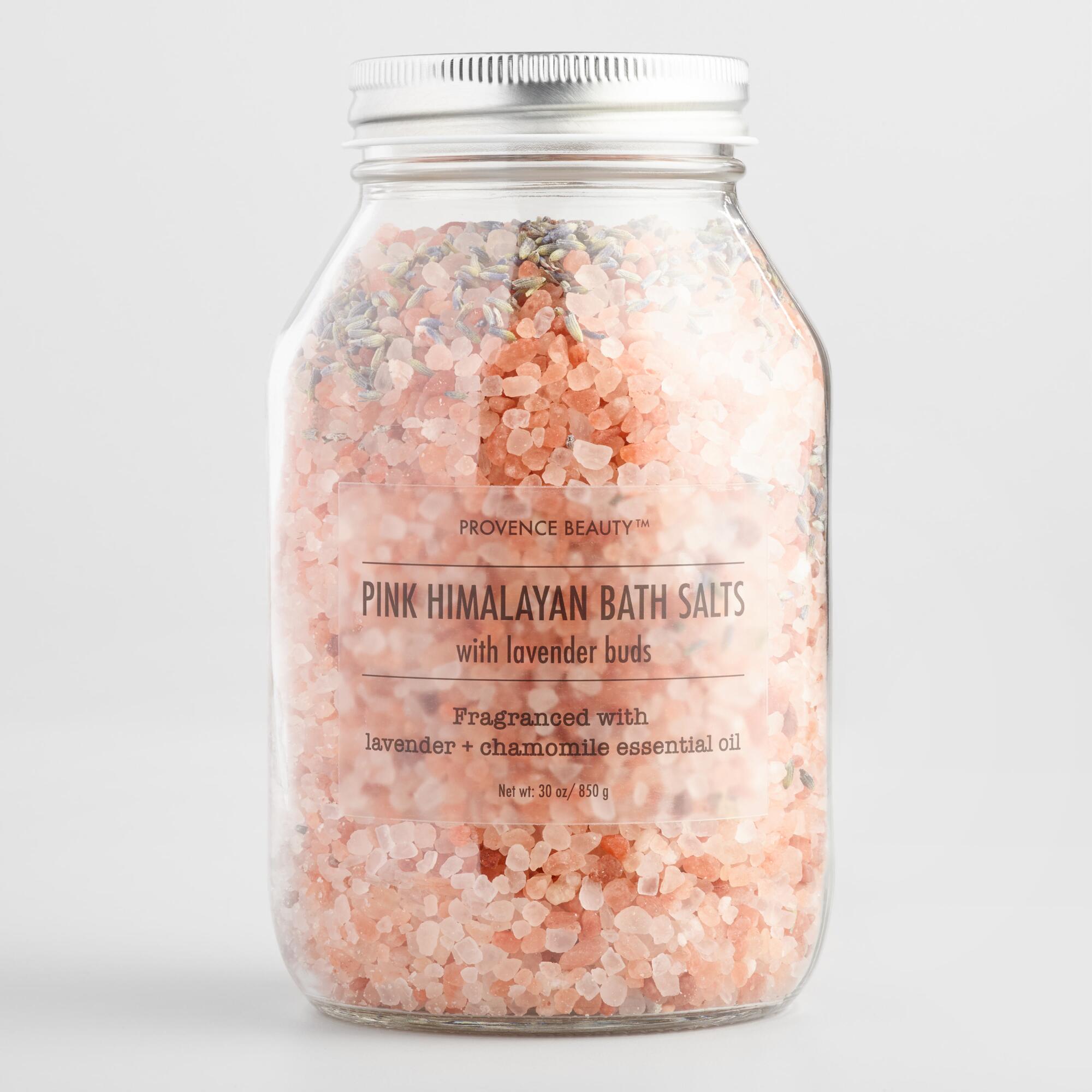 Pink Himalayan Lavender and Chamomile Bath Salts: Pink/Purple by World Market