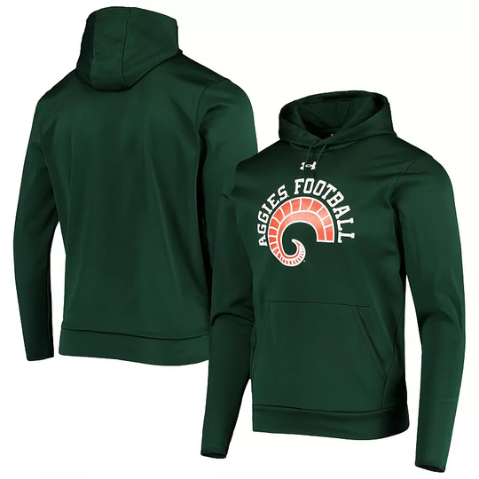 Men's Under Armour Green Colorado State Rams Pride Helmet Pullover Hoodie, Size: Small, CST Green