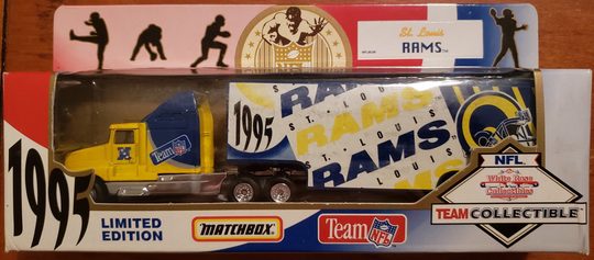 Matchbox 1995 St Louis Rams Hauler