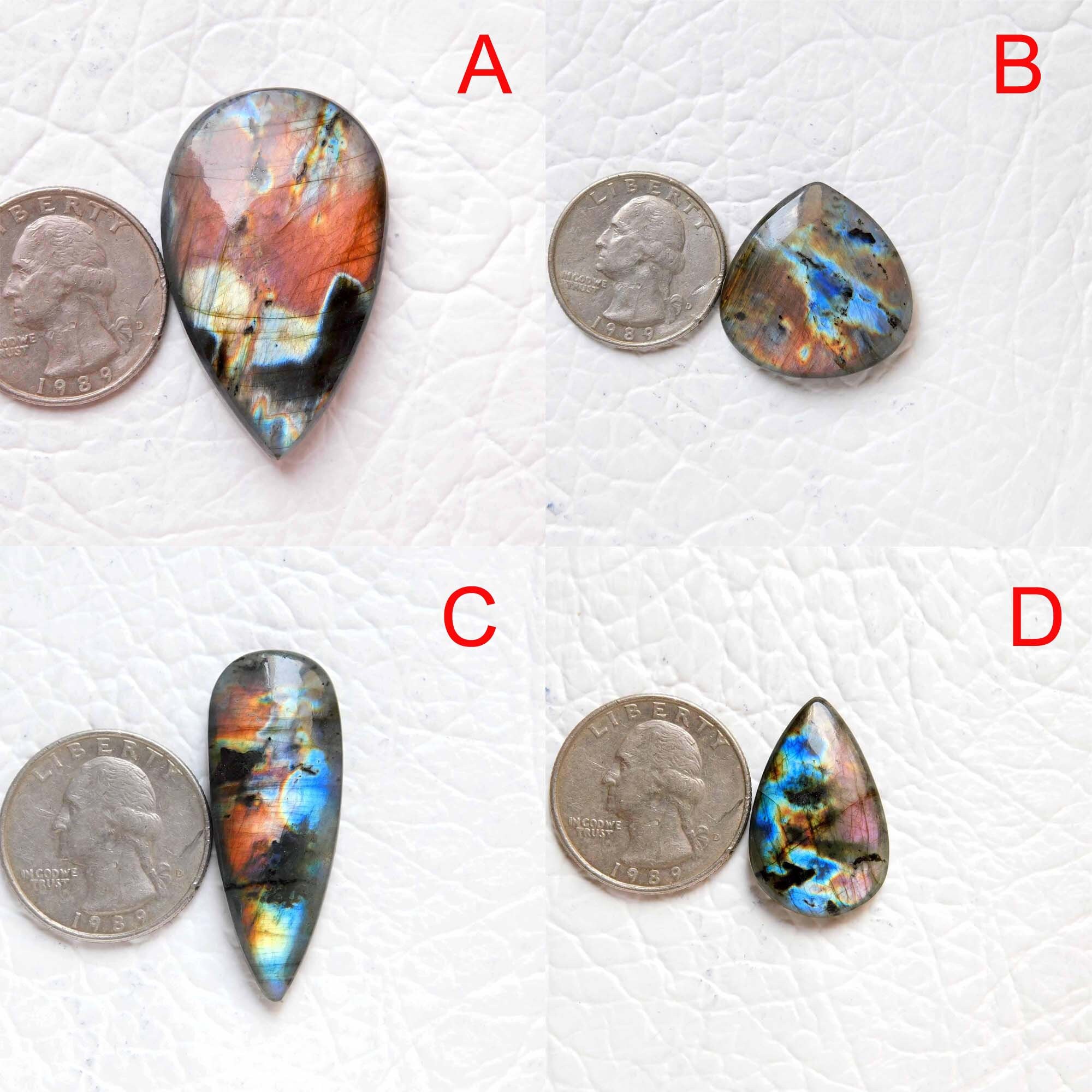 Spectrolite Labradorite Purple Spectorlite Cabochon Gemstone Supplies