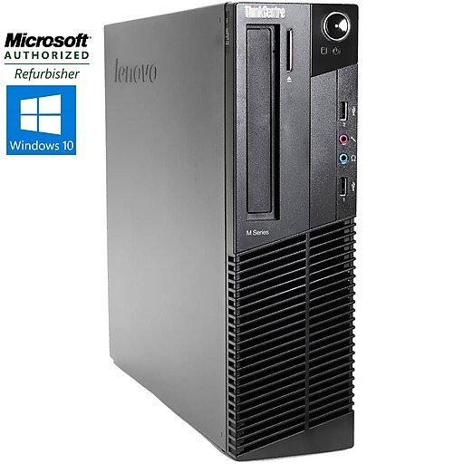 Refurbished Lenovo ThinkCentre m93 sff computer Intel i5-4570 3.2ghz 8GB RAM 120GB solid state hard drive WiFi Windows 10 pro