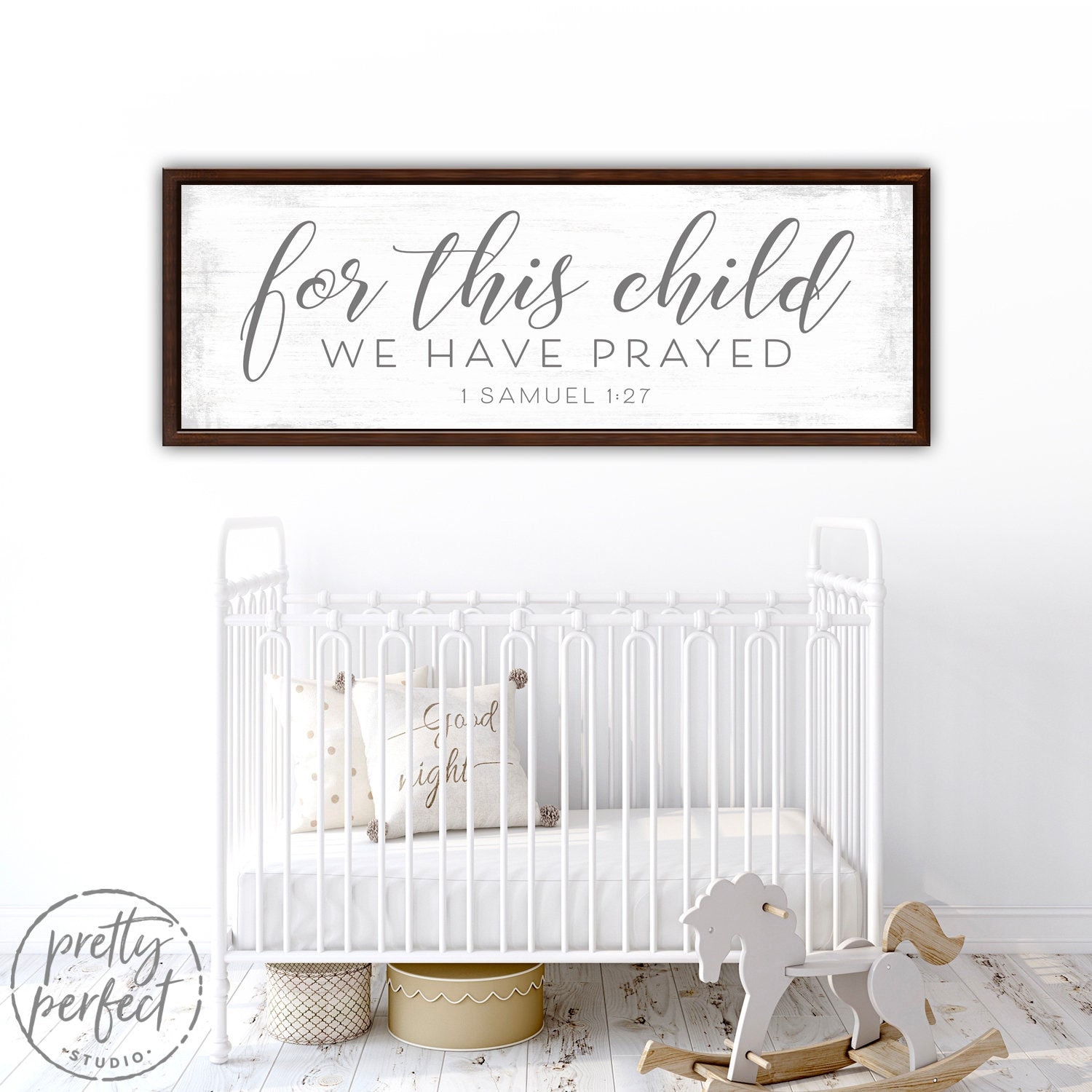 For This Child We Have Prayed Sign | Wall Art 1 Samuel 127