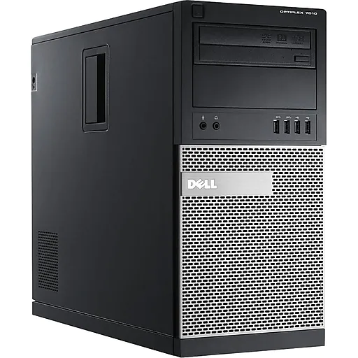 Dell OptiPlex 7010 Tower Intel Core I5 3470 3.2GHz 16GB RAM 2TB Hard Drive, Windows 10 Professional, Refurbished